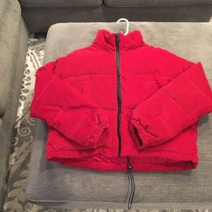 Women’s UO cropped corduroy bomber jacket